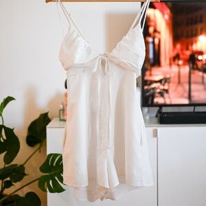 Lulus White Romper – Size Small (New Without Tags)